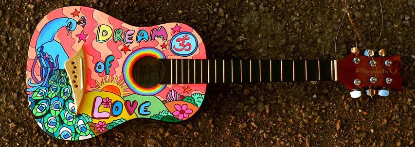 Painted guitar header image