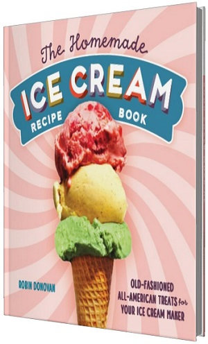 The home-made ice-cream recipe e-book e-cover